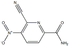 6-CYANO-5-NITROPYRIDINE-2-CARBOXAMIDE 结构式