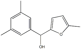 3,5-DIMETHYLPHENYL-(5-METHYL-2-FURYL)METHANOL 结构式