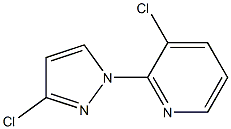 3-氯-2-(3-氯-吡唑-1-基)-吡啶 结构式