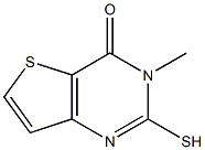 2-MERCAPTO-3-METHYLTHIENO[3,2-D]PYRIMIDIN-4(3H)-ONE 结构式