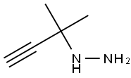 (1,1-DIMETHYL-PROP-2-YNYL)-HYDRAZINE 结构式