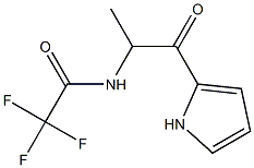 L-2,2,2-TRIFLUORO-N-[1-METHYL-2-OXO-2-(1H-PYRROL-2-YL)ETHYL]ACETAMIDE 结构式