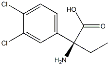 (2S)-2-AMINO-2-(3,4-DICHLOROPHENYL)BUTANOIC ACID 结构式