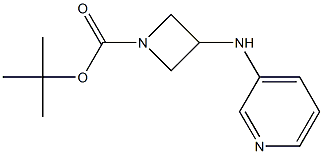 1-BOC-3-(PYRIDIN-3-YLAMINO)-AZETIDINE 结构式