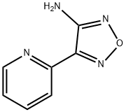 [4-(2-吡啶基)呋咱-3-基]胺 结构式