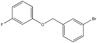 3-BROMOBENZYL-(3-FLUOROPHENYL)ETHER 结构式