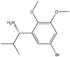 (1S)-1-(5-BROMO-2,3-DIMETHOXYPHENYL)-2-METHYLPROPYLAMINE 结构式