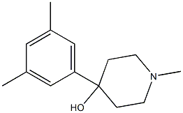 4-(3,5-DIMETHYLPHENYL)-4-HYDROXY-1-METHYLPIPERIDINE 结构式