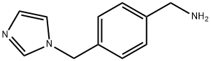 1-[4-(1H-IMIDAZOL-1-YLMETHYL)PHENYL]METHANAMINE 结构式