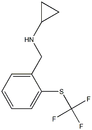 (1R)CYCLOPROPYL[2-(TRIFLUOROMETHYLTHIO)PHENYL]METHYLAMINE 结构式