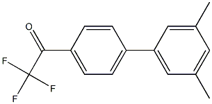 4'-(3,5-DIMETHYLPHENYL)-2,2,2-TRIFLUOROACETOPHENONE 结构式