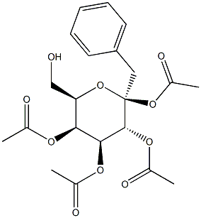 BENZYL TETRA-O-ACETYL-BETA-D-GALACTOPYRANOSIDE 结构式