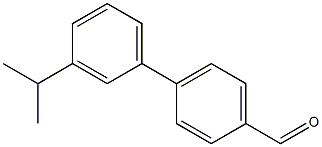 4-(3-Isopropylphenyl)benzaldehyde 结构式