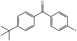 4-TERT-BUTYL-4'-IODOBENZOPHENONE 结构式
