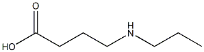 4-(PROPYLAMINO)BUTANOIC ACID 结构式