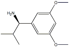 (1R)-1-(3,5-DIMETHOXYPHENYL)-2-METHYLPROPYLAMINE 结构式