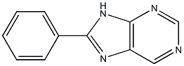 8-PHENYL-9H-PURINE 结构式