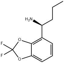 (1S)-1-(2,2-DIFLUOROBENZO[D]1,3-DIOXOLEN-4-YL)BUTYLAMINE 结构式