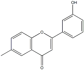 3'-羟基-6-甲基黄酮,97% 结构式