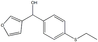 4-ETHYLTHIOPHENYL-(3-FURYL)METHANOL 结构式