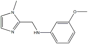 C-(3-METHOXY-PHENYL)-C-(1-METHYL-1H-IMIDAZOL-2-YL)-METHYLAMINE 结构式