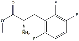 METHYL (2S)-2-AMINO-3-(2,3,6-TRIFLUOROPHENYL)PROPANOATE 结构式