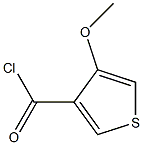 4-METHOXYTHIOPHENE-3-CARBONYL CHLORIDE 结构式