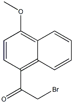 2-Bromo-1-(4-methoxy-naphthalen-1-yl)-ethanone 结构式