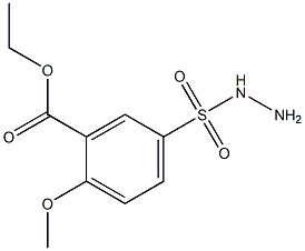 2-METHOXY-5-AMINOSULFAMOYL BENZOIC ACID ETHYL ESTER 结构式