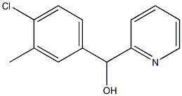 4-CHLORO-3-METHYLPHENYL-(2-PYRIDYL)METHANOL 结构式