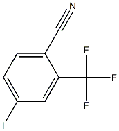 4-IODO-2-(TRIFLUOROMETHYL)BENZONITRILE 结构式