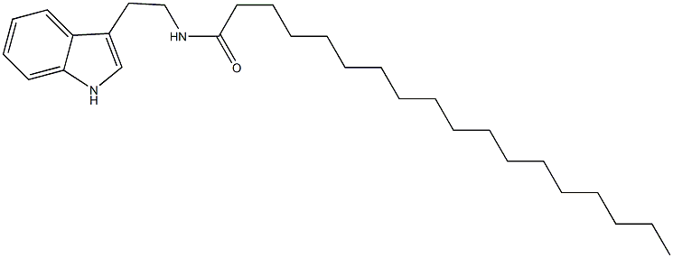 N-OCTADECANOYLTRYPTAMIN 结构式