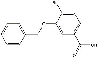 3-(BENZYLOXY)-4-BROMOBENZOIC ACID 结构式