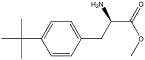 METHYL (2R)-2-AMINO-3-[4-(TERT-BUTYL)PHENYL]PROPANOATE 结构式