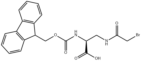 FMOC-DAP(BROMOACETYL)-OH 结构式