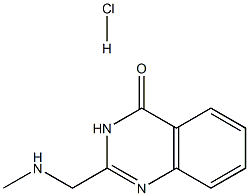 2-[(METHYLAMINO)METHYL]QUINAZOLIN-4(3H)-ONE HYDROCHLORIDE 结构式