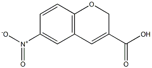 6-NITRO-2H-CHROMENE-3-CARBOXYLIC ACID 结构式