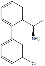 (1R)-1-[2-(3-CHLOROPHENYL)PHENYL]ETHYLAMINE 结构式