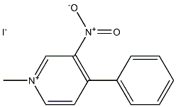 1-METHYL-3-NITRO-4-PHENYLPYRIDINIUM IODIDE 结构式