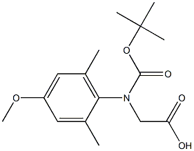 (S)-(BOC)-2,6-DIMETHYL-4-METHOXYPHENYLGLYCINE 结构式