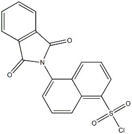 5-(1,3-DIOXO-1,3-DIHYDRO-ISOINDOL-2-YL)-NAPHTHALENE-1-SULFONYL CHLORIDE 结构式