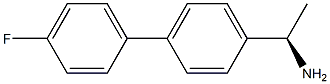 (1R)-1-[4-(4-Fluorophenyl)phenyl]ethylamine 结构式