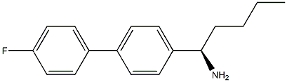 (1R)-1-[4-(4-FLUOROPHENYL)PHENYL]PENTYLAMINE 结构式