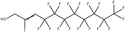 1H,1H,3H-2-IODOPERFLUOROUNDEC-2-EN-1-OL 结构式