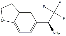 (1S)-1-(2,3-DIHYDROBENZO[B]FURAN-5-YL)-2,2,2-TRIFLUOROETHYLAMINE 结构式