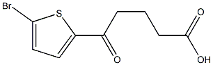 5-(5-BROMO-2-THIENYL)-5-OXOVALERIC ACID 结构式