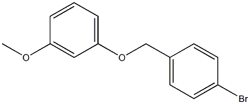 4-BROMOBENZYL-(3-METHOXYPHENYL)ETHER 结构式