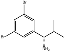 (1S)-1-(3,5-DIBROMOPHENYL)-2-METHYLPROPYLAMINE 结构式