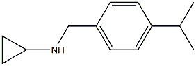 (1R)CYCLOPROPYL[4-(METHYLETHYL)PHENYL]METHYLAMINE 结构式