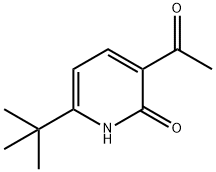 3-ACETYL-6-(TERT-BUTYL)-2(1H)-PYRIDINONE 结构式